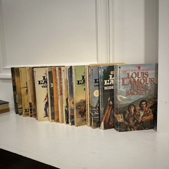 Louis Lamar Sacket Series 18 Book Complete Paperback Set - Picture 7 of 12